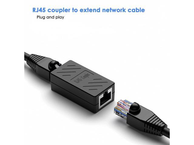 Y. D.F RJ45 Coupler Inline Coupler Cat 8 Cat 7 Cat 6 Cat 5e Cat 5 Ethernet Coupler Ethernet Extension Cable Ethernet Cable Extender for...
