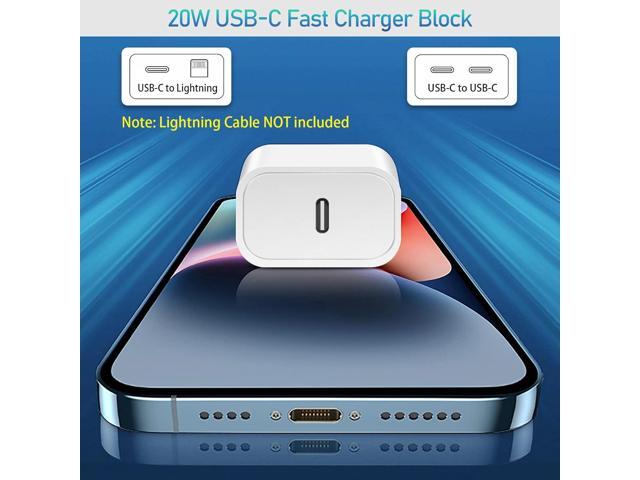 USB C Charger Block, TypeC Charging Blocks 5Pack, 20W PD Quick Fast Charger Box Brick Cube Compatible with iPhone 16/15/14 Pro Max/14 Plus/13...