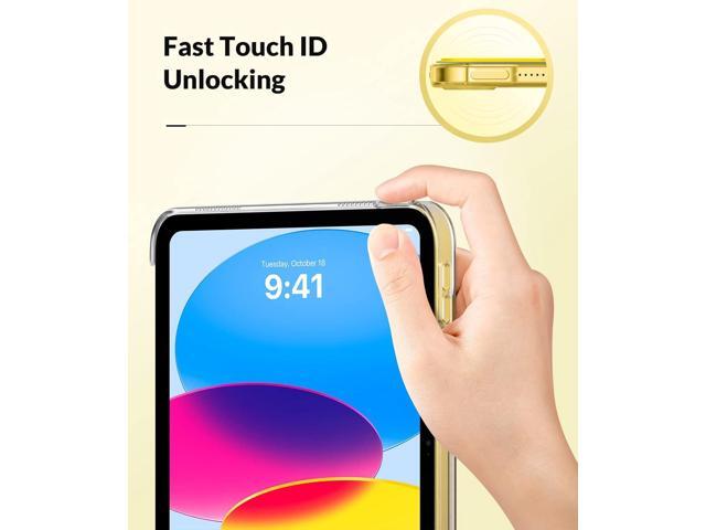 MoKo Case for New iPad (A16) 11th Generation 2025/ 10th Generation 2022, iPad 11 inch/ 10.9 inch Case with Soft TPU Translucent Frosted Back Cover,...