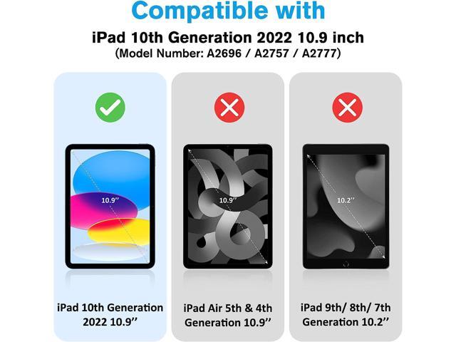 P iPad 10th Generation Case iPad Case 10th Gen (2022 Model) 10.9 Inch iPad 10 Case, 10th Gen iPad Cases Cover with Pencil Holder for 10th...