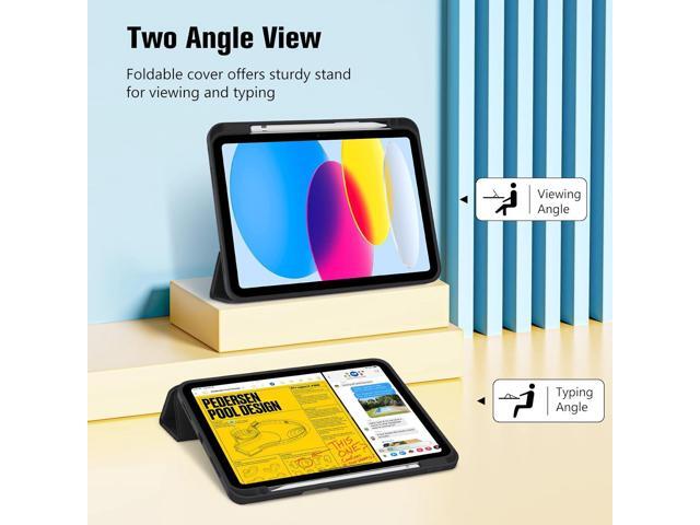 ProCase for iPad (A16) 11th Generation 11 Inch 2025/ iPad 10th Generation 10.9 Inch 2022 Case with Pencil Holder, Hybrid Cover with Soft TPU Back,...