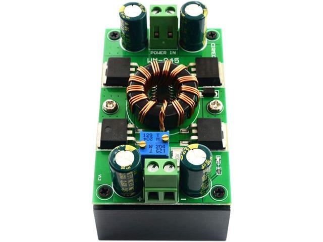 Auto Boost Buck Converter, 5A(Max 10A) DC 5V-30V to 1.25-30V Voltage Regulator Constant Voltage Constant Current CV CC Auto Step-Up/Down Boost...