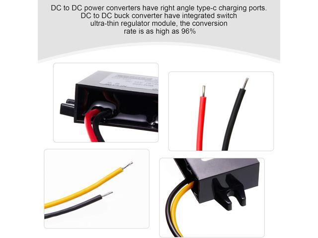 Direct Current Converter 12V to 5V 3A 15W Buck Converter Module, Direct Current to Direct Current Reduced Voltage Regulator Car Power Converter...