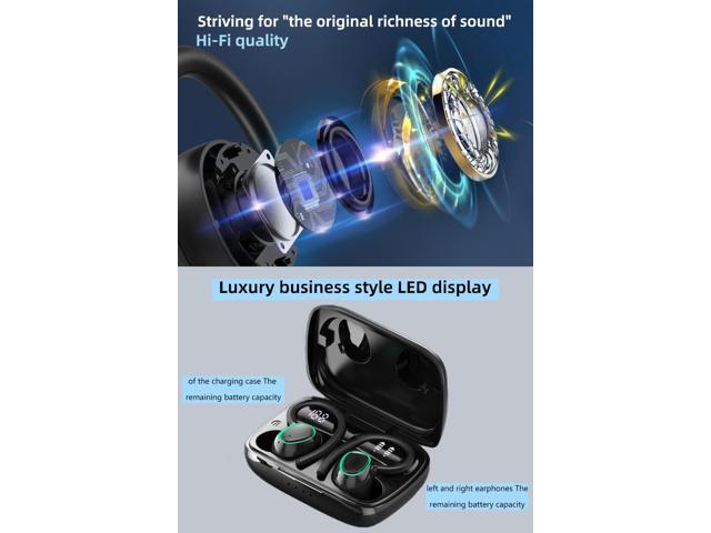 Wireless Earbuds, Noise Cancelling Bluetooth Earbuds Touch Control Ear Buds Hi-Fi Stereo 40H Playtime Bluetooth 5.3 Earphones Waterproof Sports...