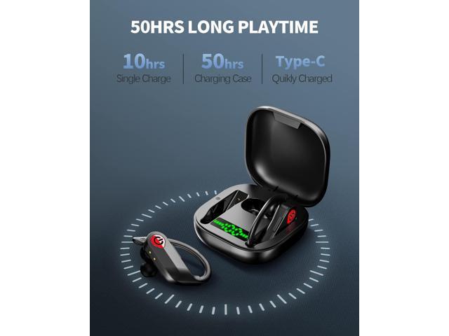 Wireless Earbuds Bluetooth 5.2 Sport True Wireless Earbuds with Microphone,Noise Cancelling Wireless Ear Buds,Ear Phone Wireless Earbuds,ecouteur...