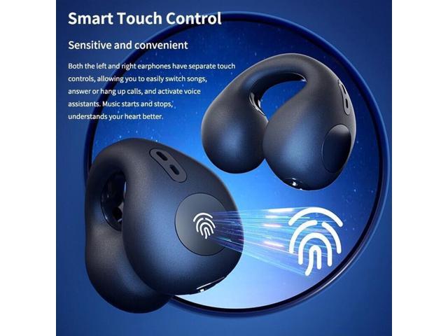 Wireless Earbuds,Open Ear Wireless Bluetooth Headphones Clip on Earbuds,Earbud & in-Ear Headphones,Wireless Sport Ear Buds,Bluetooth 5.3 Clip-on...