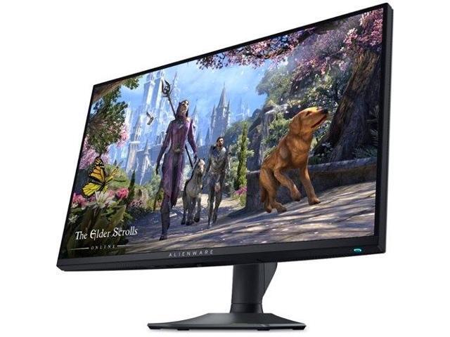 Alienware - AW2725QF 27" IPS LED 4K UHD 180Hz .5-ms G-SYNC Compatible Dual-Resolution Gaming Monitor with HDR (HDMI, DisplayPort) - Black - image 5