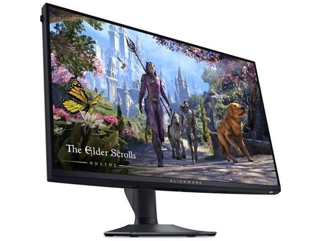 Alienware - AW2725QF 27" IPS LED 4K UHD 180Hz .5-ms G-SYNC Compatible Dual-Resolution Gaming Monitor with HDR (HDMI, DisplayPort) - Black - image 6