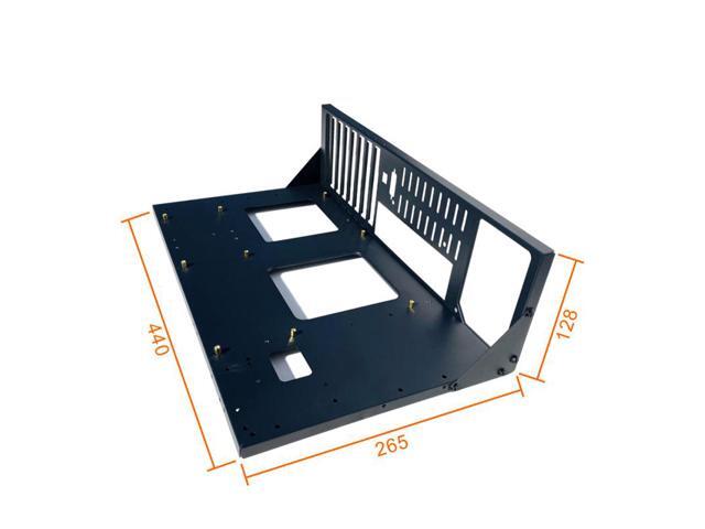 ALAMENGDA Open Computer Case,Two-way Server ATX Motherboard Tray Test Stand, Test bench, ATX Mid Tower