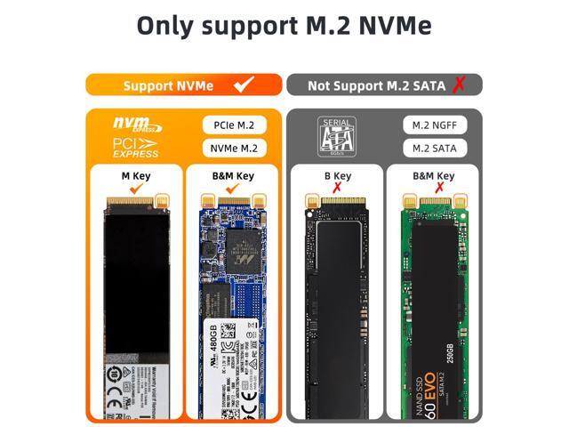MAIWO M.2 Duplicator Cloner Dual-bay Offline NVMe Docking Station USB C to NVMe SSD Enclosure Aluminum M.2 Dock for PCIe M Key and M & B Key...