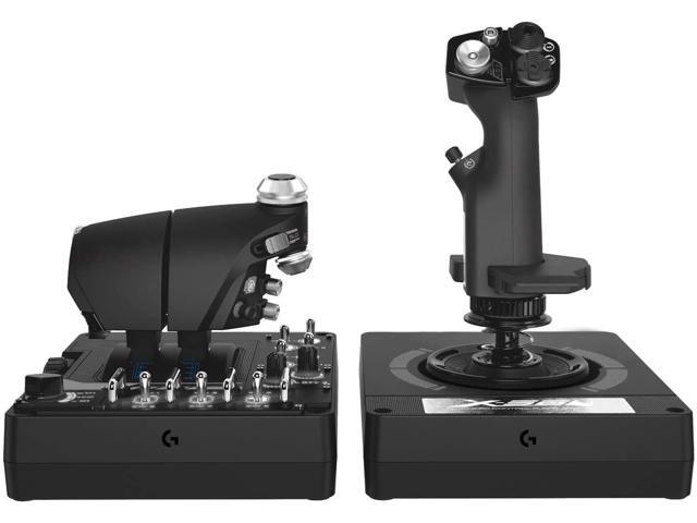 Logitech G X56 H. O.T. A.S Throttle and Joystick Flight Simulator Game Controller for PC - Black