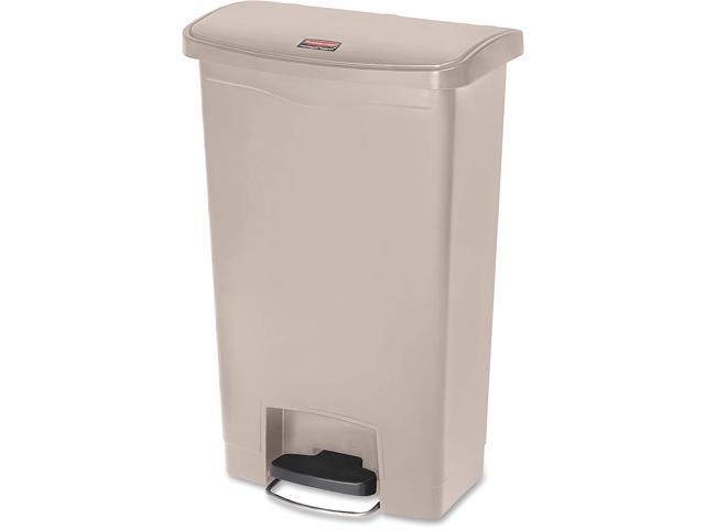 Rubbermaid - 1883458 - Slim Jim Step-on - 50l/13g Resin Frt Step Beig, Each