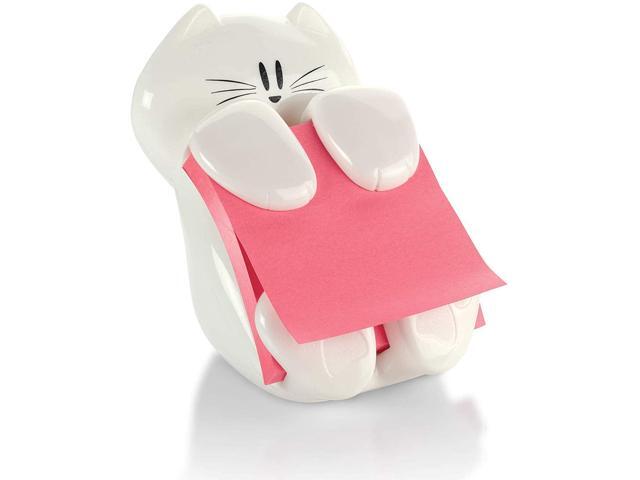 Post-it Pop-Up Note Dispenser Cat Shape 3 x 3 White CAT330