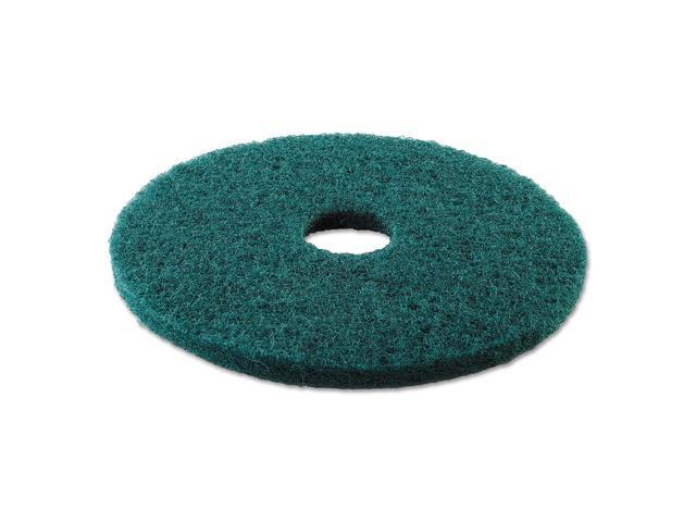 Standard 13-Inch Diameter Heavy-Duty Scrubbing Floor Pads, Green BWK4013GRE