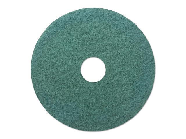 Standard 13-Inch Diameter Heavy-Duty Scrubbing Floor Pads, Green BWK4013GRE