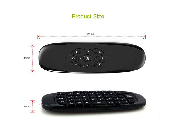 Design Pie Air Mouse Remote Control Stick With Mini Wireless Keyboard 1pc Original Rii 2.4Ghz for PC Smart TV Android TV BOX