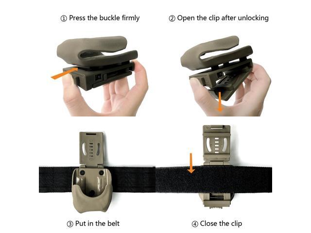 M1A2 Shot Timer Case Cover (Only Cover not inculed The shot timer)Tactical Quick Grip A Cover That Can Hang A Belt Protector