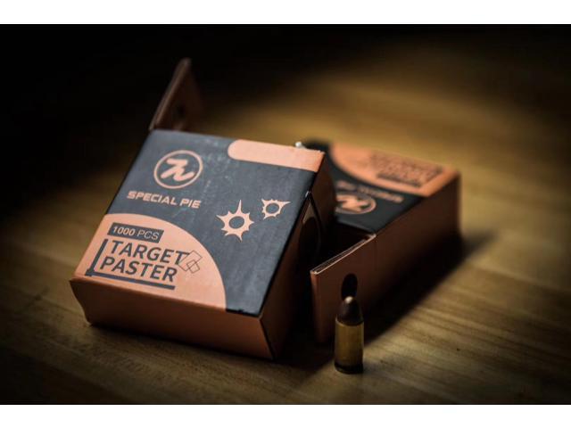 For IDPA IPSC Training Hunting Pratice with Storage Box 1000Pcs / Box Aper Shooting Target Self Adhesive Sticker Round Patches