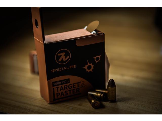 For IDPA IPSC Training Hunting Pratice with Storage Box 1000Pcs / Box Aper Shooting Target Self Adhesive Sticker Round Patches