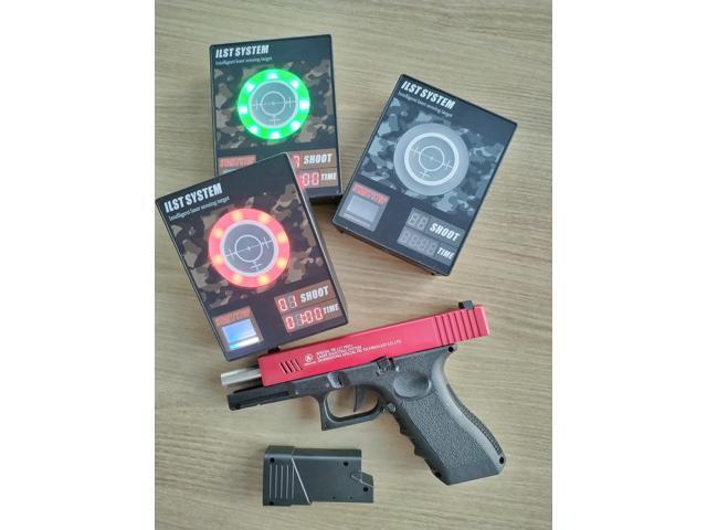 Multi-function laser shooting training set comes with sound, timing and counting functions for IPSC IDPA shooting training