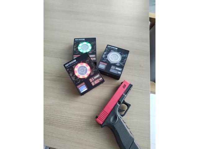 Multi-function laser shooting training set comes with sound, timing and counting functions for IPSC IDPA shooting training