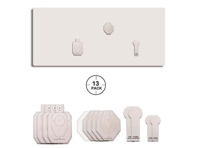 IPSC/IDPA Dry Fire Target Set Shooting Targets Long-Distance Simulation Mini Target-Suitable for Rubber Guns and Laser Guns