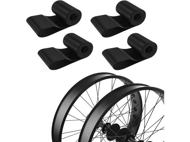 Maxfoot 20 Inch Rim Strip Rim Tape PVC Inner Tube Cushion Protector Fat Tire Tyre Liner Anti Puncture for Bike Bicycle Cycling Accessories 4PCS
