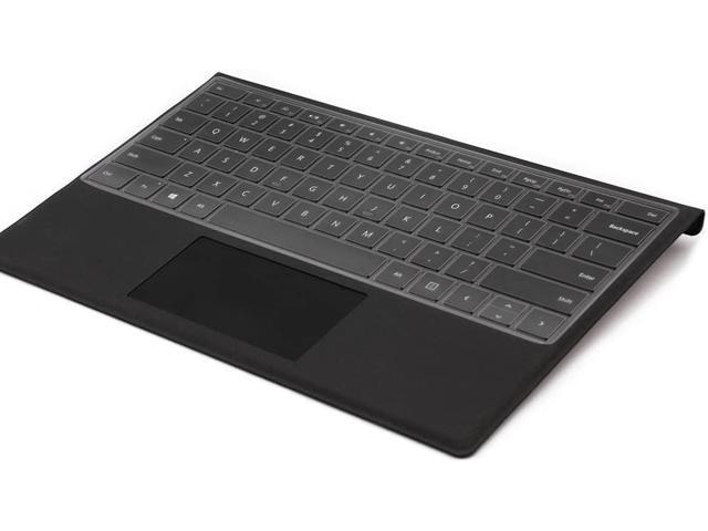 Megoo Surface Pro 4 Keyboard Skin Cover, Ultra-Thin/Clear/Soft/Water Resistant US Layout Keyboard Protector Film for Microsoft Surface Pro 4/5/6.