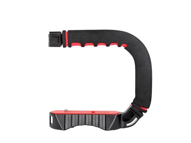 Ulanzi U-Grip PRO U Shape Bracket Video Handle Handheld Stabilizer Grip Holder w/1/4'Screw Cold Shoe Mount for DSLR SLR Camera