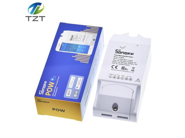 SONOFF POW R2 15A 3500W Wifi Switch Controller Real Time Power Consumption Monitor Measurement For Smart Home Automation