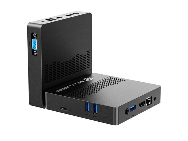 MLLSE Mini PC M2 Air Mini Desktop Computer with Intel Gemini Lake N4000, 6GB RAM 128GB SSD Mini Computer, WiFi-5/BT 4.2/LAN(RJ45)1000M/4K HD/USB 3.2