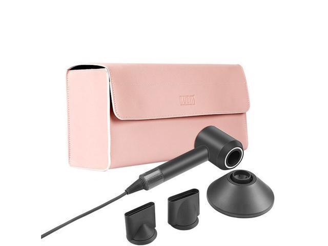 BUBM CFJ-G Portable Magnetic Zipper PU Leather Travel Cosmetic Hair Dryer Storage Bag Case Phone Bag Wallet for Dyson Hair Dryer photo