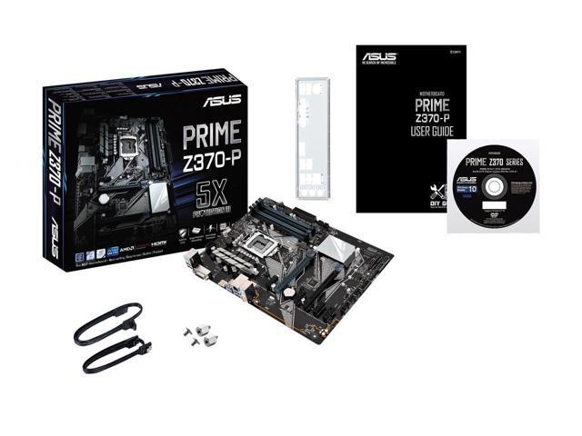 ASUS Prime Z370-P LGA 1151 (300 Series) Intel Z370 HDMI SATA 6Gb/s USB 3.1 ATX Intel Motherboard
