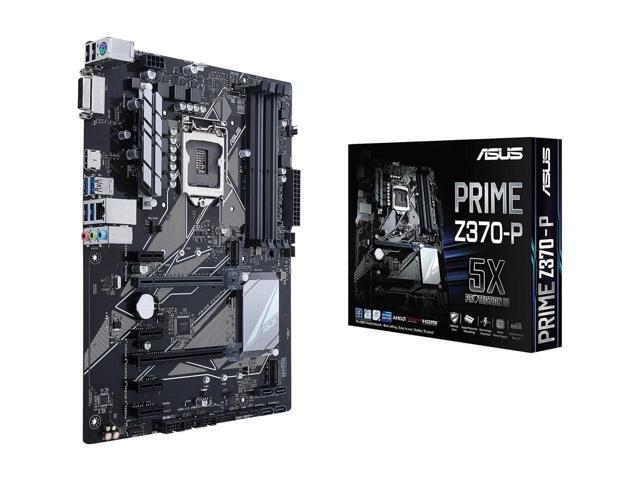 ASUS Prime Z370-P LGA 1151 (300 Series) Intel Z370 HDMI SATA 6Gb/s USB 3.1 ATX Intel Motherboard