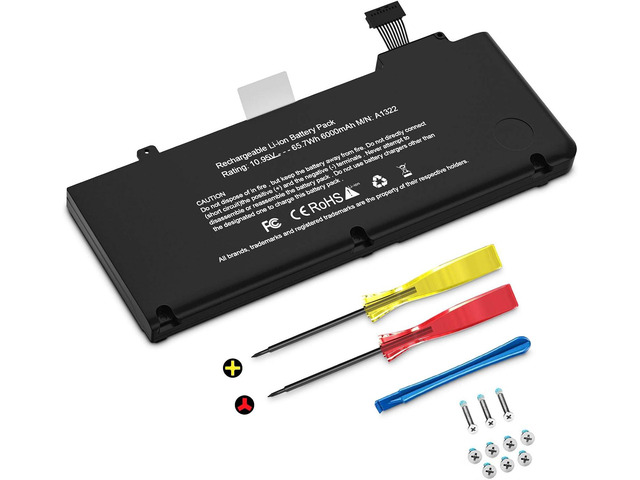 A1322 Battery, A1278 Battery for MacBook Pro 13 inch Mid 2009 2010 2011 2012, Replacement for MacBook Pro A1278 Batteries - Identifier...