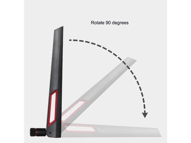 WiFi Antenna Dual Band 2.4GHz 5.8GHz 10 DBI RP-SMA Router for PCI-E WiFi Network Card USB Wireless Adapter Security IP Camera and ASUS RT-AC68u