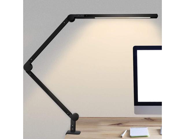 Photos - Chandelier / Lamp NOEL space Desk Lamp with Clamp Swing Arm Desk Light Eye Caring Table Lamp, Dimmable, 