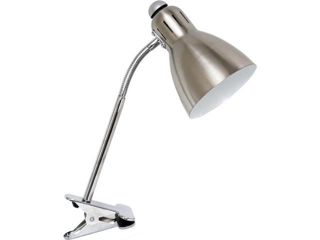 Photos - Chandelier / Lamp NOEL space Simple Designs LD2016-BSN Adjustable Flexible Gooseneck Clip Light Desk La 
