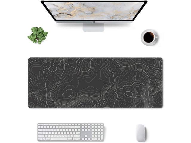 Echoserein,Topographic Contour Gaming Mouse Pad Large XL Long Extended Pads Big Mousepad Keyboard Mouse Mat Desk Pad Home Office Decor Accessories...