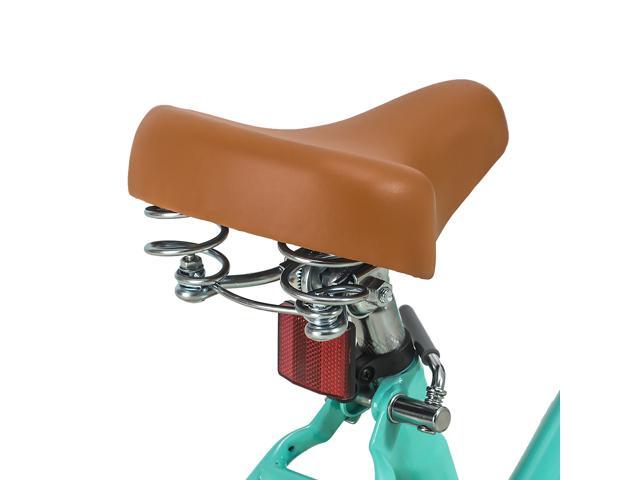 JOYSTAR Vintage 16 Inch Kids Bike with Basket & Training Wheels for 4-7 Years Old Girls & Boys(GREEN)