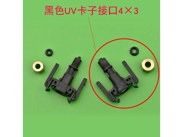 10PCS ink damper dumper connector Copper Screw adapter formimaki-JV33 cjv30 jv5 xp600 tx800 for galaxy eco solvent printer(4x3mm)