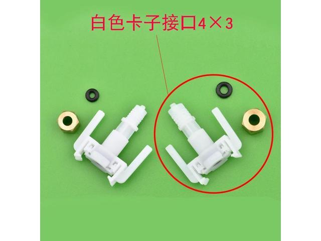 10PCS ink damper dumper connector Copper Screw adapter formimaki-JV33 cjv30 jv5 xp600 tx800 for galaxy eco solvent printer(4x3mm)