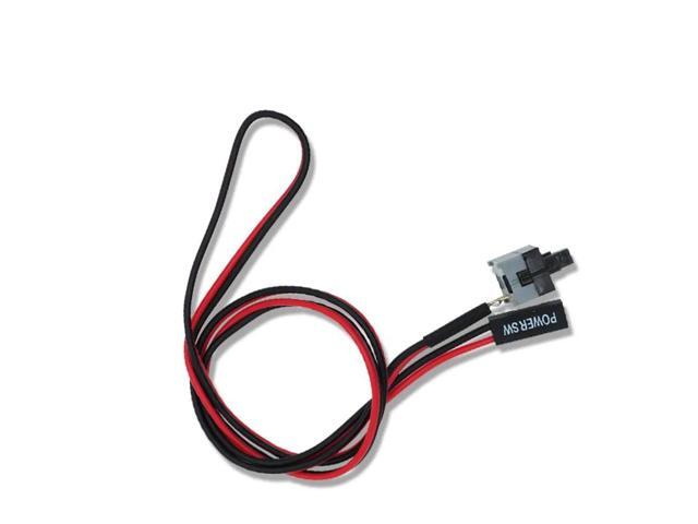 Desktop Computer 2 Pin PC Power on/off Push Button Reset Cable Cord switch Cables Re-starting SW I/O Re-set Power(0.5M)