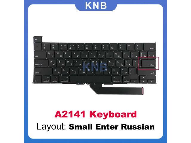 EAN 8756055576855 product image for A2141 Keyboard Small Enter Russian Layout for MacBook Pro Retina 16' a2141 2019  | upcitemdb.com