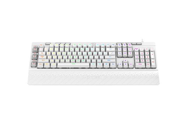 Redragon K512 Shiva RGB Backlit Membrane Gaming Keyboard with Multimedia Keys, Linear Mechanical-Feel Switch, 6 Extra On-Board Macro Keys,...