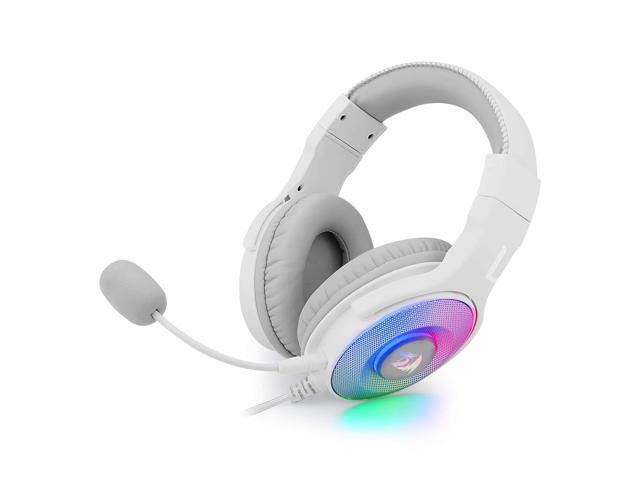 Redragon H350 Pandora RGB Wired Gaming Headset, Dynamic RGB Backlight - Stereo Surround-Sound - 50MM Drivers - Detachable Microphone, Over-Ear...