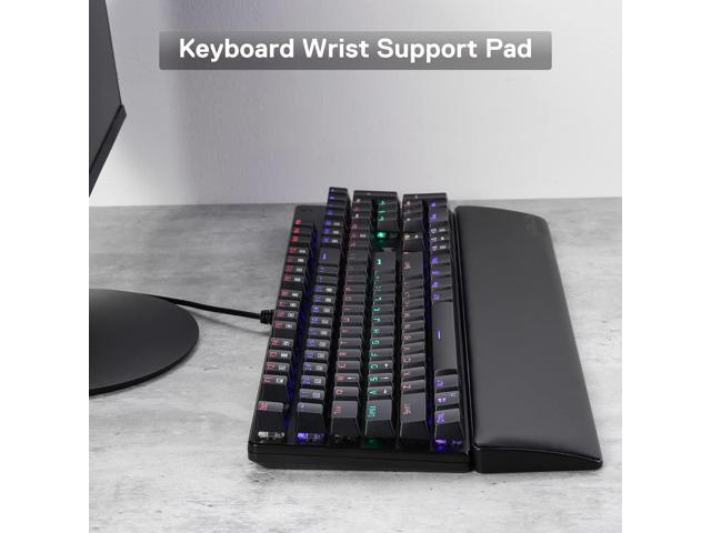 Redragon P037 Meteor L Computer Keyboard Wrist Rest Pad, Ergonomic Soft Memory Foam Wrist Support w/Anti-Slip Rubber Base, 100% 104 Keys Standard...