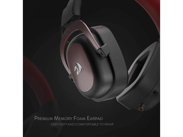 Redragon H510 Zeus Wired Gaming Headset - 7.1 Surround Sound - Memory Foam Ear Pads - 53MM Drivers - Detachable Microphone - Multi-Platforms...