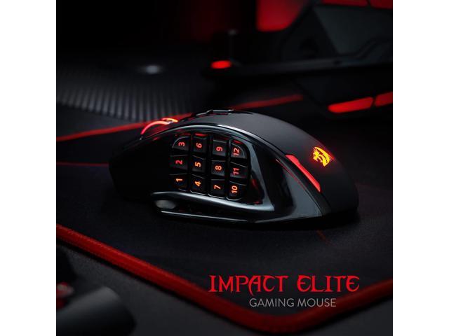 Redragon M913 Impact Elite Wireless Gaming Mouse, 16000 DPI Wired/Wireless RGB Gamer Mouse with 16 Programmable Buttons, 45 Hr Battery and Pro...