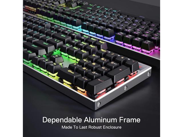 Redragon K556 PRO Upgraded Wireless RGB Gaming Keyboard, BT/2.4Ghz Tri-Mode Aluminum Mechanical Keyboard w/No-Lag Connection, Hot-Swap Linear Quiet...